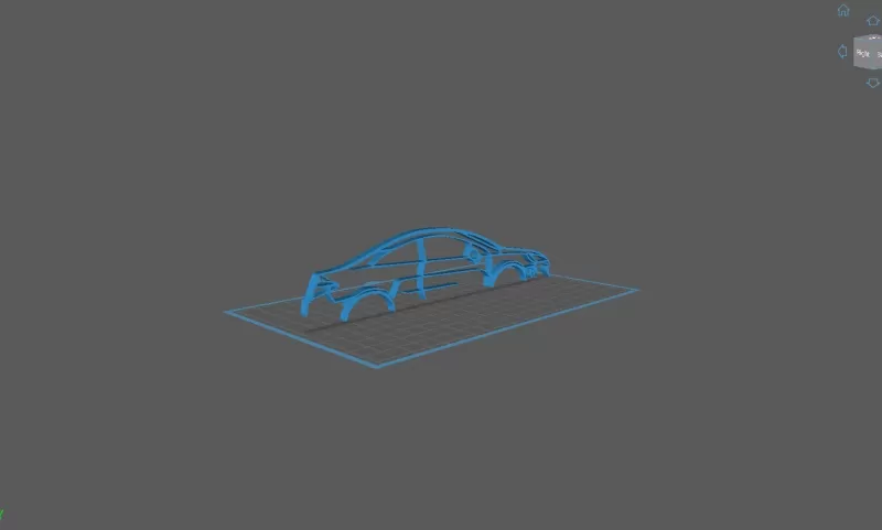 Peugeot - 407 coupe Wall Art - Model preview 2