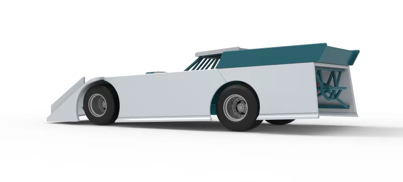 Wedge Dirt Late model Scale 1:25 - Model preview 13