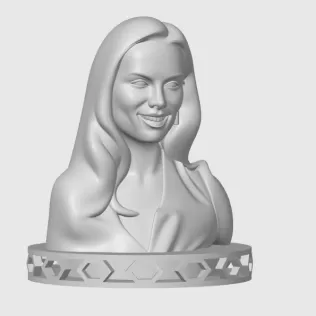 Kate Beckinsale 3D Bust Print - Model thumbnail 3