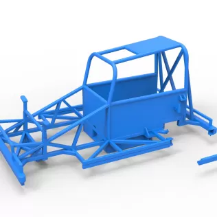 Frame of New Zealand Ministock car Scale 1:25 - Model thumbnail 13