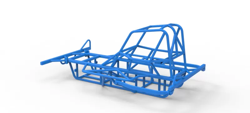 Frame of BriSCA Micro Formula 2 Stock Car Scale 1:16 - Model preview 10