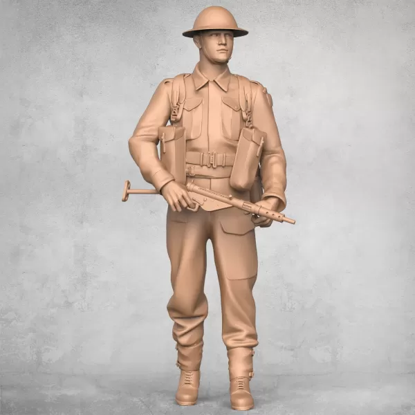Army Standing Guard - Model preview 1