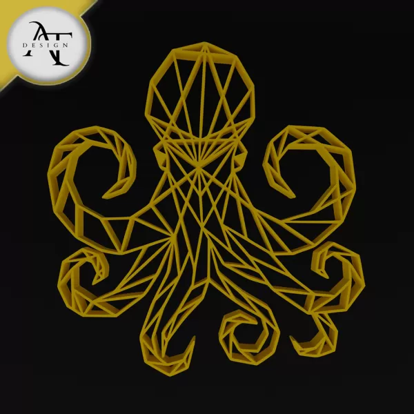 Octopus - Wall Art - Model preview 1