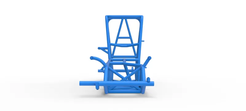 Frame of Vintage Pavement Sprint car Scale 1:25 - Model preview 5