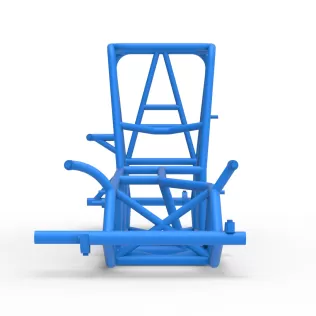 Frame of Vintage Pavement Sprint car Scale 1:25 - Model thumbnail 5