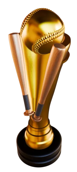 3D BASEBALL TROPHY READY TO PRINT - Model preview 2