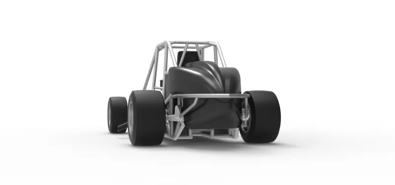 Experimental Pavement Silver Crown Car Base Version 3 Scale 1:25 - Model preview 15