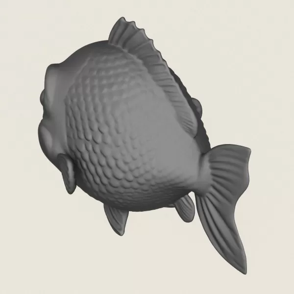 Fish 03 Print Ready 3D Model - Model preview 5