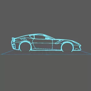 Ferrari - F12 TDF Wall Art