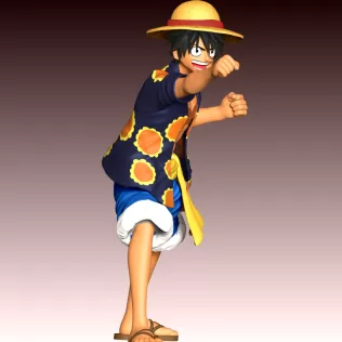 Monkey D Luffy Fan Art - Model thumbnail 4