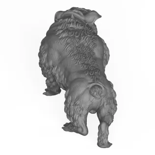 3D Printable Bulldog Dog - Model thumbnail 4