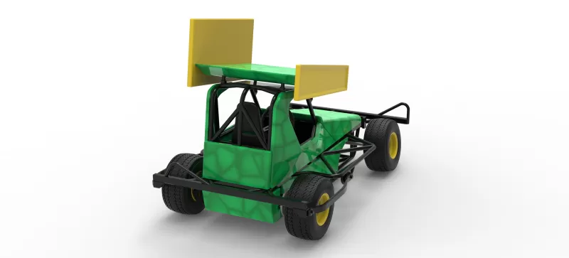 BriSCA Micro Formula 2 Stock Car Scale 1:16 - Model preview 17