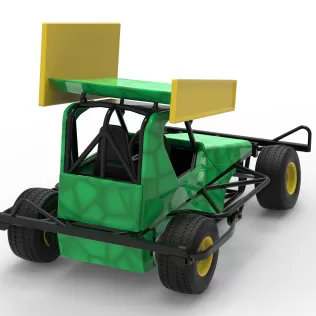 BriSCA Micro Formula 2 Stock Car Scale 1:16 - Model thumbnail 17