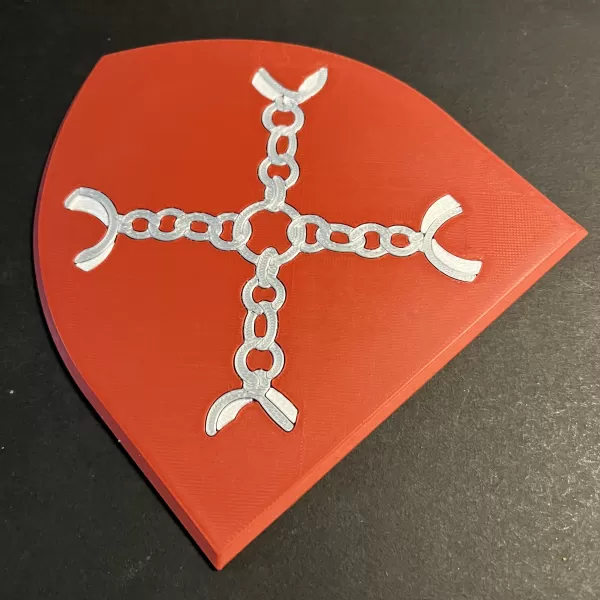 Game of Thrones Sigil of House Umber Coaster - Model preview 3