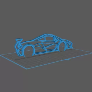 McLaren - P1 Wall Art - Model thumbnail 1