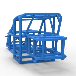 Frame of Mod Lite Race car Scale 1:25 - Model thumbnail 10