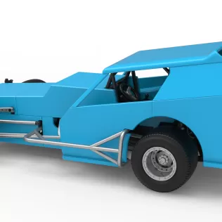 Vintage Dirt Modified stock car Version 8 Scale 1:25 - Model thumbnail 12