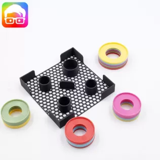 Rising Sun board game organizer by @ammedia3d - Model thumbnail 4