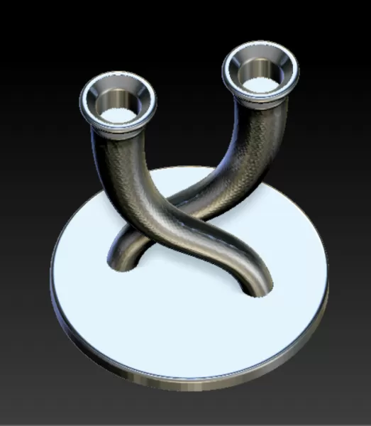 Art Deco Candelabra - Model preview 5