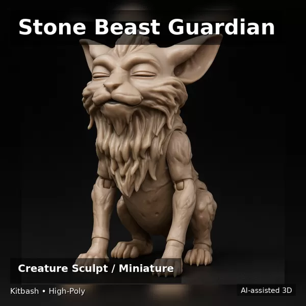 Whimsical Character Pack – Kitbash High-Poly Figure Collection ( - Model preview 8