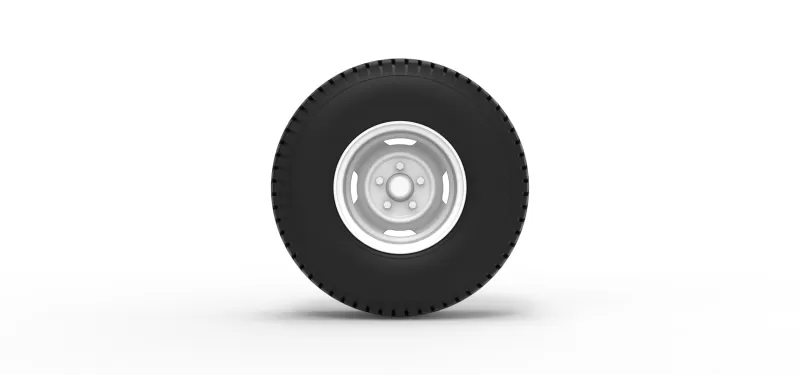 Offroad wheel 42 Scale 1:25 - Model preview 5