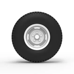 Offroad wheel 42 Scale 1:25 - Model thumbnail 5