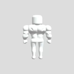 Superhero remade with cool muscles - Model thumbnail 3