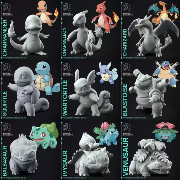 45 Pokemon STL file - Model preview 1