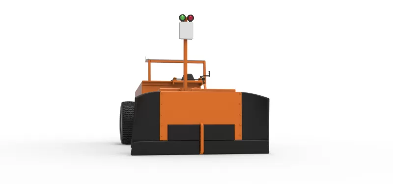 Garden Tractor pulling sled Scale 1:25 - Model preview 27