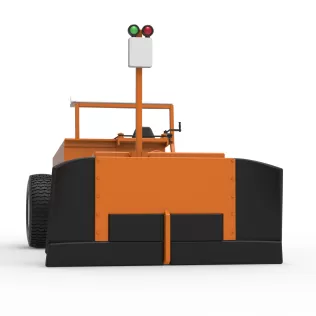 Garden Tractor pulling sled Scale 1:25 - Model thumbnail 27