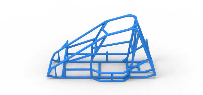 Frame of Quarter Midget Scale 1:16 - Model preview 7
