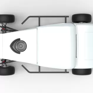 Canadian vintage modified stock car Scale 1:25 - Model thumbnail 11