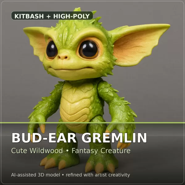 Verdant Fantasy Creatures – High-Poly Character Collection - Model preview 20
