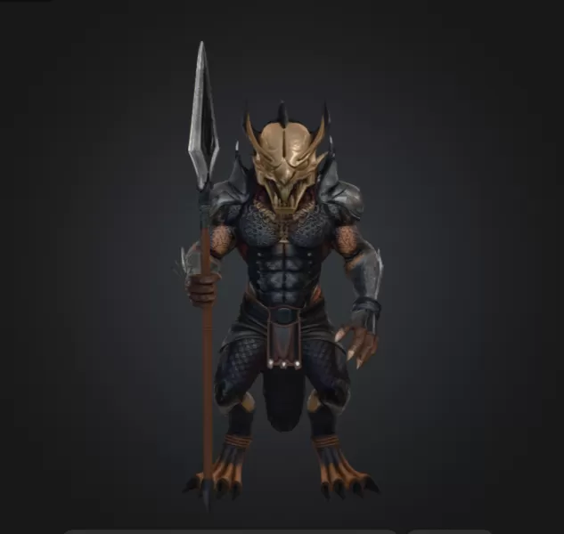 Alien Warrior - Model preview 1