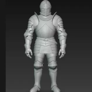 knights armor - Model thumbnail 2