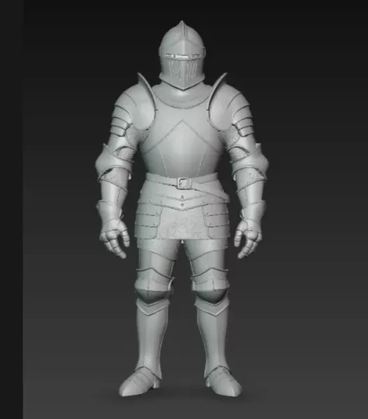 knights armor - Model preview 2