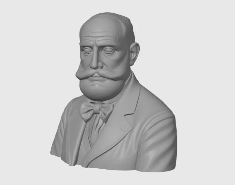 Yane Sandanski 3D STL (Яне Сандански) - Model preview 1