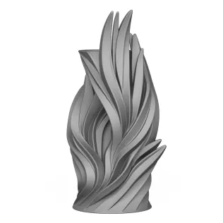 Beautiful Flower Vase 3D Print Model - Model thumbnail 2