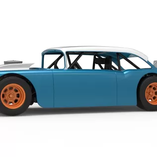 Vintage Asphalt Modified stock car V11 Scale 1:25 - Model thumbnail 2