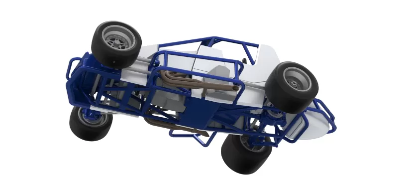 Pavement Silver Crown Car Scale 1:25 - Model preview 3