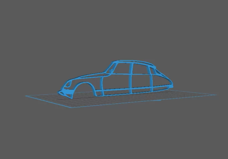 Citroën - DS Wall Art - Model preview 1