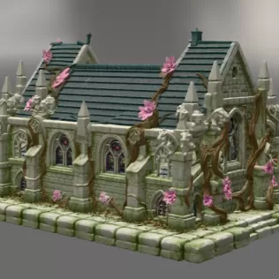 Blossom Cathedral STL File for 3D Print - Model thumbnail 7