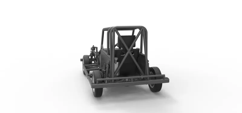 New Zealand Ministock car Base Version 2 Scale 1:25 - Model preview 14