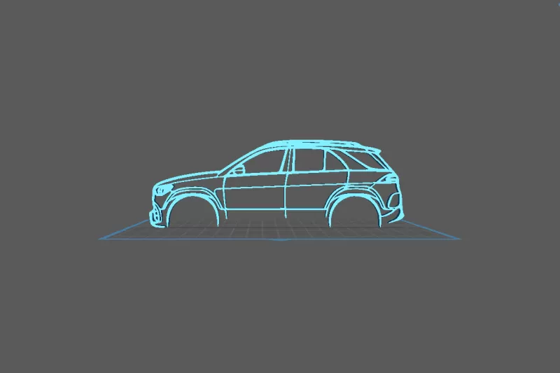 Mercedes - AMG GLE Wall Art - Model preview 2