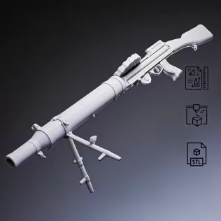 Lewis Light Machine Gun #RoZ - Model thumbnail 7