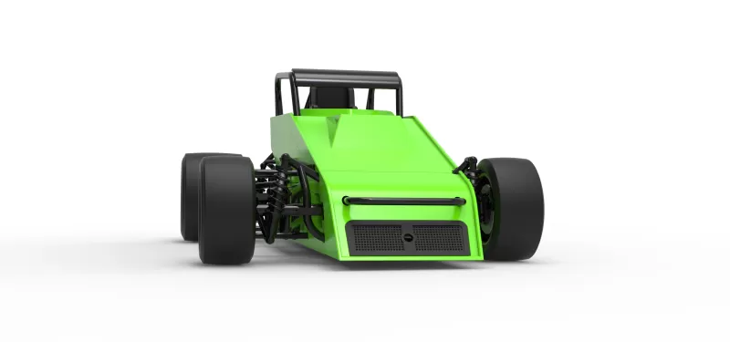 Pavement Silver Crown Car Version 3 Scale 1:25 - Model preview 27