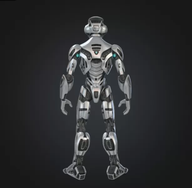 Sci-fi Robot - Model preview 3