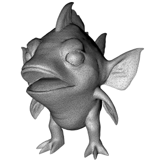 Sea Goblin Monsters – 10 High-Poly Kitbash Creature Pack - Model thumbnail 15