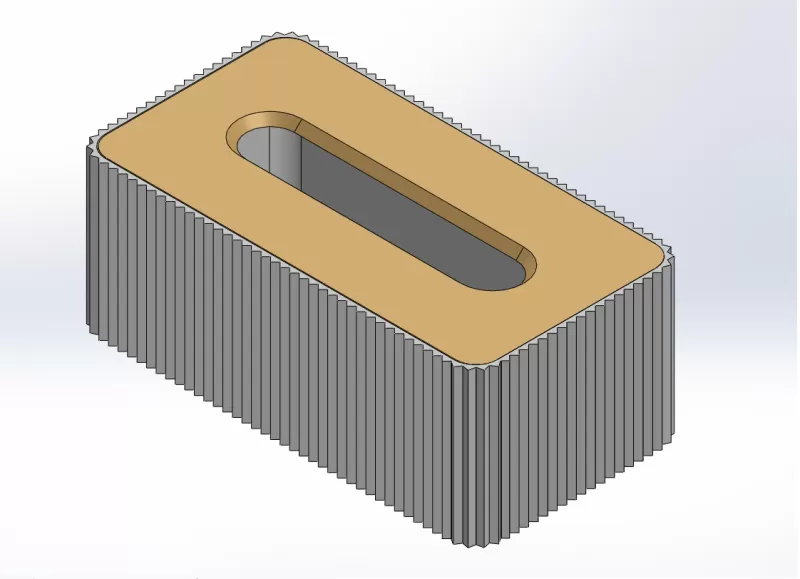 ✨ Premium Tissue Box Holder – Elegant Sliding Lock Design 🧻 - Model preview 3