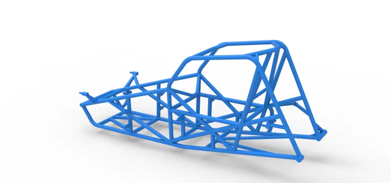 Frame for Sprint car Version 2 Scale 1:25 - Model preview 9